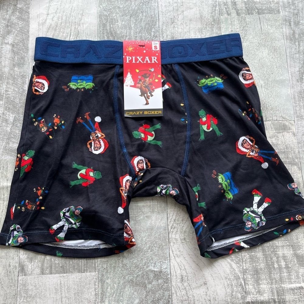 NWT Crazy Boxer Holiday Disney Pixar